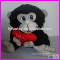 Plush/stuffed monkey toy for valentine